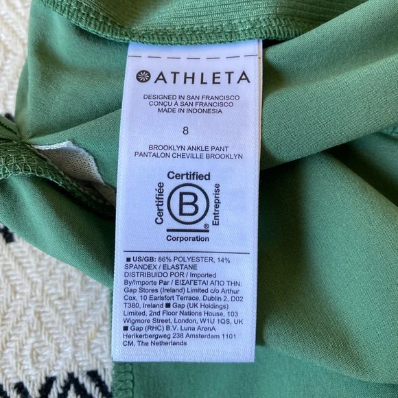 Athleta Brooklyn Green Ankle Pants - Picture 11 of 12
